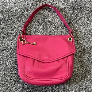 Fossil Pink Leather Satchel Fossil Hobo Hot Fossil Pink Purse